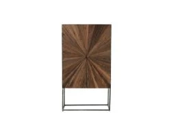 HELLIN Armoire Bar En Bois Et Pieds Métal -Boutique Maisons du Monde armoire bar en bois et pieds metal 4