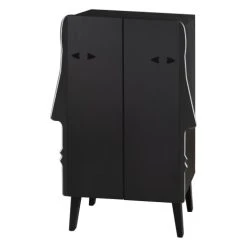 RNT By Really Nice Things Armoire Buffet En Bois De Pin Couleur Noir