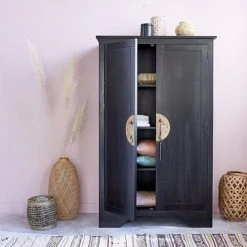BOIS DESSUS BOIS DESSOUS Armoire En Acajou Massif -Boutique Maisons du Monde armoire en acajou massif 3