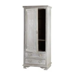 Maisons Du Monde Armoire En Bois De Paulownia Grisé -Boutique Maisons du Monde armoire en bois de paulownia grise 1000 3 6 110214 14