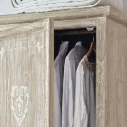 Maisons Du Monde Armoire En Bois De Paulownia Grisé -Boutique Maisons du Monde armoire en bois de paulownia grise 1000 3 6 110214 3