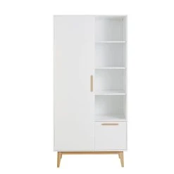 Maisons Du Monde Armoire Style Scandinave 1 Porte 1 Tiroir Blanc