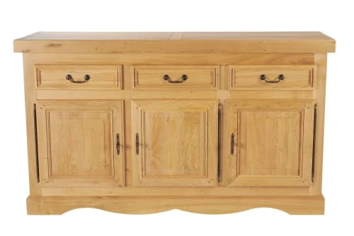 HELLIN Bahut En Chêne Massif 3 Portes Et 3 Tiroirs 1 HELLIN Bahut En Chêne Massif 3 Portes Et 3 Tiroirs