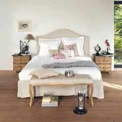 Maisons Du Monde Bout De Lit Capitonné En Chêne L 114 Cm -Boutique Maisons du Monde bout de lit capitonne en chene l 114 cm 1000 14 30 115937 5