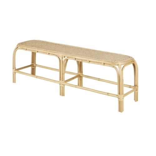 Maisons Du Monde Bout De Lit En Rotin Tressé 2 Maisons Du Monde Bout De Lit En Rotin Tressé – Image 2