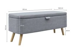 Usinestreet Bout De Lit POLY Avec Coffre De Rangement Et Pieds En Bois - Jaune 10 Usinestreet Bout De Lit POLY Avec Coffre De Rangement Et Pieds En Bois - Jaune -Boutique Maisons du Monde bout de lit poly avec coffre de rangement et pieds en bois jaune 4