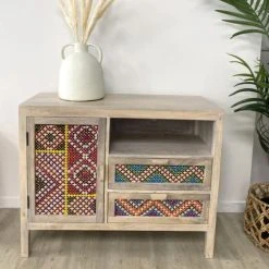 Rendez Vous Déco Buffet 1 Porte 2 Tiroirs En Manguier Et Cannage Coloré 10 Rendez Vous Déco Buffet 1 Porte 2 Tiroirs En Manguier Et Cannage Coloré -Boutique Maisons du Monde buffet 1 porte 2 tiroirs en manguier et cannage colore 4