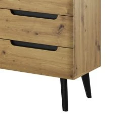 Petits Meubles Buffet 1 Porte 3 Tiroirs Naturel Et Noir 5 Petits Meubles Buffet 1 Porte 3 Tiroirs Naturel Et Noir -Boutique Maisons du Monde buffet 1 porte 3 tiroirs naturel et noir 2