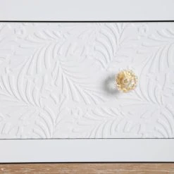 Altobuy Buffet 1 Porte 4 Tiroirs Bois Massif Et Motif Floral -Boutique Maisons du Monde buffet 1 porte 4 tiroirs bois massif et motif floral 3