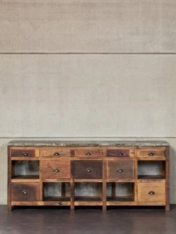Alternative view of Chehoma Buffet 10 Tiroirs En Bois Marron