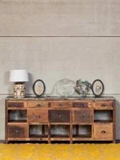 Chehoma Buffet 10 Tiroirs En Bois Marron -Boutique Maisons du Monde buffet 10 tiroirs en bois marron 2