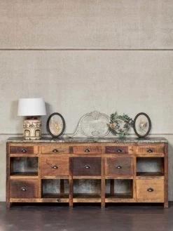 Chehoma Buffet 10 Tiroirs En Bois Marron -Boutique Maisons du Monde buffet 10 tiroirs en bois marron 3