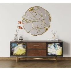 Alternative view of Kare Design Buffet 2 Portes 2 Tiroirs En Frêne, Acier Et Verre