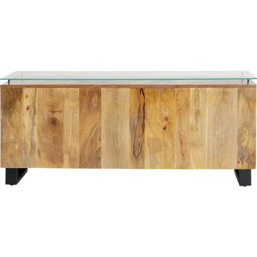 Kare Design Buffet 2 Portes 2 Tiroirs En Manguier Massif Sculpté 5 Kare Design Buffet 2 Portes 2 Tiroirs En Manguier Massif Sculpté – Image 5
