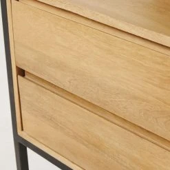 Maisons Du Monde Buffet 2 Portes 2 Tiroirs En Métal Noir Et Manguier Massif -Boutique Maisons du Monde buffet 2 portes 2 tiroirs en metal noir et manguier massif 1000 3 31 176208 11