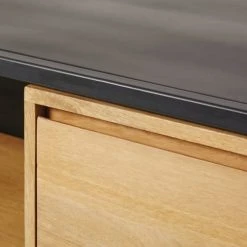 Maisons Du Monde Buffet 2 Portes 2 Tiroirs En Métal Noir Et Manguier Massif -Boutique Maisons du Monde buffet 2 portes 2 tiroirs en metal noir et manguier massif 1000 3 31 176208 12