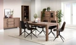 Alternative view of Furnhouse Buffet 2 Portes 3 Tiroirs En Acacia Massif Marron