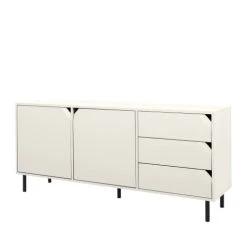 Tenzo Buffet 2 Portes 3 Tiroirs En Bois L177cm Blanc Cassé 8 Tenzo Buffet 2 Portes 3 Tiroirs En Bois L177cm Blanc Cassé -Boutique Maisons du Monde buffet 2 portes 3 tiroirs en bois l177cm blanc casse 2