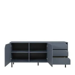 Tenzo Buffet 2 Portes 3 Tiroirs En Bois L177cm Bleu Marine 9 Tenzo Buffet 2 Portes 3 Tiroirs En Bois L177cm Bleu Marine -Boutique Maisons du Monde buffet 2 portes 3 tiroirs en bois l177cm bleu marine 3