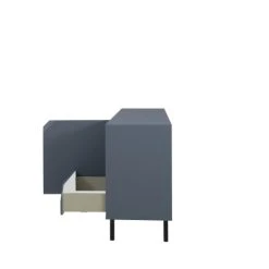 Tenzo Buffet 2 Portes 3 Tiroirs En Bois L177cm Bleu Marine 11 Tenzo Buffet 2 Portes 3 Tiroirs En Bois L177cm Bleu Marine -Boutique Maisons du Monde buffet 2 portes 3 tiroirs en bois l177cm bleu marine 5