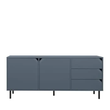 Tenzo Buffet 2 Portes 3 Tiroirs En Bois L177cm Marron 6 Tenzo Buffet 2 Portes 3 Tiroirs En Bois L177cm Marron – Image 6