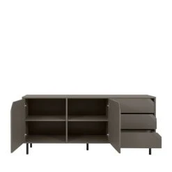 Tenzo Buffet 2 Portes 3 Tiroirs En Bois L177cm Marron 8 Tenzo Buffet 2 Portes 3 Tiroirs En Bois L177cm Marron -Boutique Maisons du Monde buffet 2 portes 3 tiroirs en bois l177cm marron 2