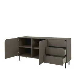 Tenzo Buffet 2 Portes 3 Tiroirs En Bois L177cm Marron 9 Tenzo Buffet 2 Portes 3 Tiroirs En Bois L177cm Marron -Boutique Maisons du Monde buffet 2 portes 3 tiroirs en bois l177cm marron 3