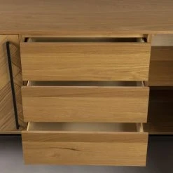 Dutchbone Buffet 2 Portes 3 Tiroirs En Bois L180cm Bois Clair -Boutique Maisons du Monde buffet 2 portes 3 tiroirs en bois l180cm bois clair 4