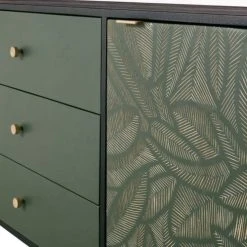 Maisons Du Monde Buffet 2 Portes 3 Tiroirs En Manguier Massif Vert Sculpté -Boutique Maisons du Monde buffet 2 portes 3 tiroirs en manguier massif vert sculpte 1000 14 15 199152 3