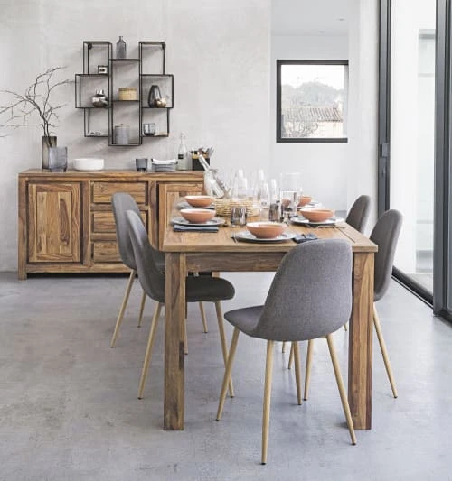 Maisons Du Monde Buffet 2 Portes 3 Tiroirs En Sheesham Massif 2 Maisons Du Monde Buffet 2 Portes 3 Tiroirs En Sheesham Massif – Image 2