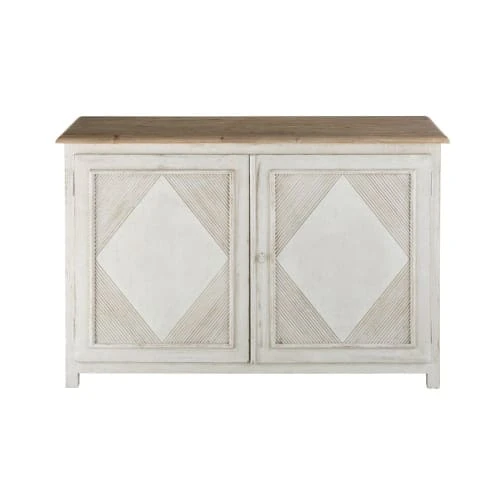 Maisons Du Monde Buffet 2 Portes Blanc Et Gris Clair 1 Maisons Du Monde Buffet 2 Portes Blanc Et Gris Clair