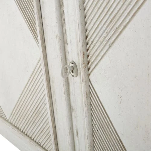 Maisons Du Monde Buffet 2 Portes Blanc Et Gris Clair 3 Maisons Du Monde Buffet 2 Portes Blanc Et Gris Clair – Image 3