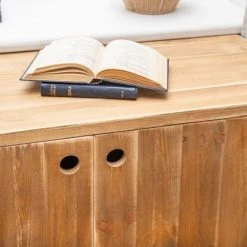 Dendro Buffet 2 Portes Bois Massif -Boutique Maisons du Monde buffet 2 portes bois massif 3