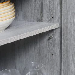 HOMCOM Buffet 2 Portes Casier 18 Bouteilles Aspect Bois Veinage Gris 10 HOMCOM Buffet 2 Portes Casier 18 Bouteilles Aspect Bois Veinage Gris -Boutique Maisons du Monde buffet 2 portes casier 18 bouteilles aspect bois veinage gris 4