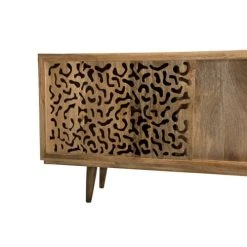 MACABANE Buffet 2 Portes Coulissantes 1 étagère En Manguier 11 MACABANE Buffet 2 Portes Coulissantes 1 étagère En Manguier -Boutique Maisons du Monde buffet 2 portes coulissantes 1 etagere en manguier 5