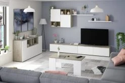 Dmora Buffet 2 Portes Effet Bois Blanc Et Chêne 8 Dmora Buffet 2 Portes Effet Bois Blanc Et Chêne -Boutique Maisons du Monde buffet 2 portes effet bois blanc et chene 3