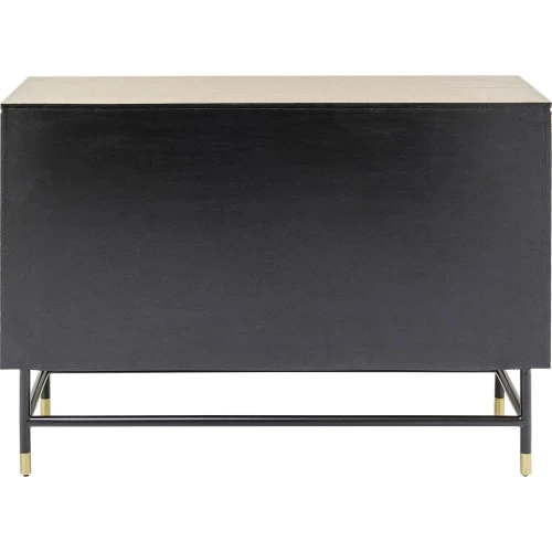 Kare Design Buffet 2 Portes En Acier Et Manguier Massif Recyclé Doré 4 Kare Design Buffet 2 Portes En Acier Et Manguier Massif Recyclé Doré – Image 4
