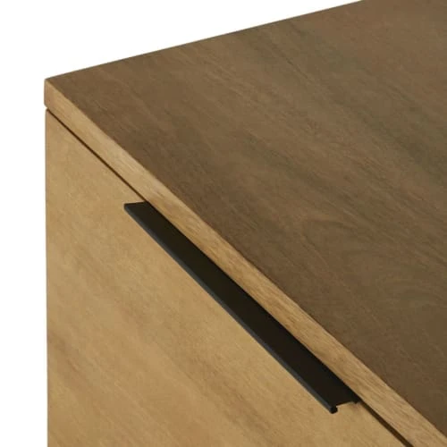 Maisons Du Monde Buffet 2 Portes En Bois De Manguier Massif Et Métal Grisé 3 Maisons Du Monde Buffet 2 Portes En Bois De Manguier Massif Et Métal Grisé – Image 3