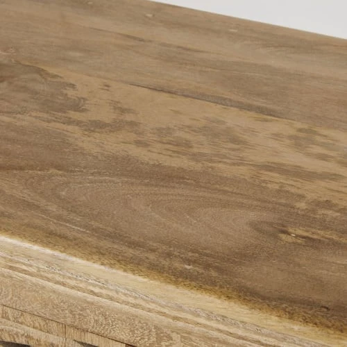 Maisons Du Monde Buffet 2 Portes En Bois De Manguier Massif Sculpté 4 Maisons Du Monde Buffet 2 Portes En Bois De Manguier Massif Sculpté – Image 4