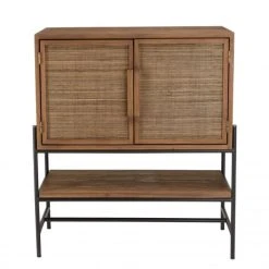 MACABANE Buffet 2 Portes En Bois De Teck Recyclé -Boutique Maisons du Monde buffet 2 portes en bois de teck recycle 4