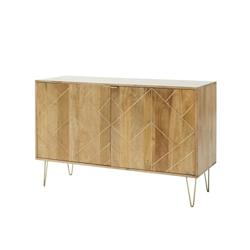 Maisons Du Monde Buffet 2 Portes En Manguier Massif 2 Maisons Du Monde Buffet 2 Portes En Manguier Massif – Image 2