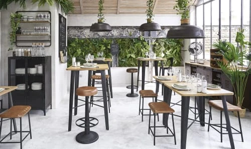 Maisons Du Monde Buffet 2 Portes En Métal Et Sapin 5 Maisons Du Monde Buffet 2 Portes En Métal Et Sapin – Image 5