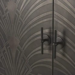 Maisons Du Monde Buffet 2 Portes En Métal Noir Mat Sculpté -Boutique Maisons du Monde buffet 2 portes en metal noir mat sculpte 1000 10 9 187010 4