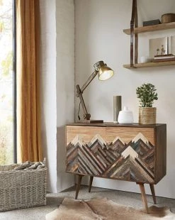 Maisons Du Monde Buffet 2 Portes Lattes En Manguier Massif -Boutique Maisons du Monde buffet 2 portes lattes en manguier massif 1000 2 0 199055 4