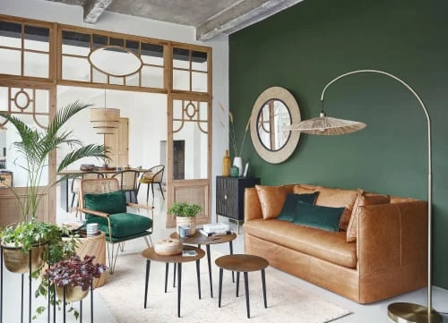 Maisons Du Monde Buffet 2 Portes Noir Mat Et Gravure Dorée 4 Maisons Du Monde Buffet 2 Portes Noir Mat Et Gravure Dorée – Image 4