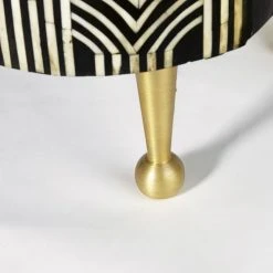 Maisons Du Monde Buffet 2 Portes Noir Motifs En Marqueterie D'os -Boutique Maisons du Monde buffet 2 portes noir motifs en marqueterie d os 1000 11 2 187249 5