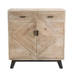 MACABANE Buffet 2 Tiroirs 2 Portes Beige Pieds En Sapin Noir 10 MACABANE Buffet 2 Tiroirs 2 Portes Beige Pieds En Sapin Noir -Boutique Maisons du Monde buffet 2 tiroirs 2 portes beige pieds en sapin noir 4