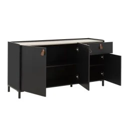 Diagone Buffet 3 Portes 1 Tiroir Châtaignier Naturel Noir 6 Diagone Buffet 3 Portes 1 Tiroir Châtaignier Naturel Noir -Boutique Maisons du Monde buffet 3 portes 1 tiroir chataignier naturel noir 2
