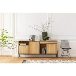 Alternative view of Kare Design Buffet 3 Portes 1 Tiroirs En Manguier Massif