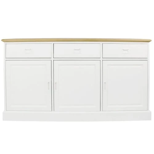 Maisons Du Monde Buffet 3 Portes 3 Tiroirs Blanc 1 Maisons Du Monde Buffet 3 Portes 3 Tiroirs Blanc